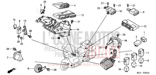 STEUERGERAT (GL1800A1/A2/A3/A4/A5) GL1800A2 de 2002